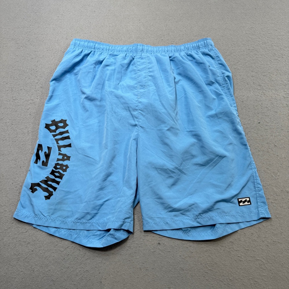 Billabong Swim Trunks Mens 3XL Blue Mesh Lined Athletic Surfing Beachwear Summer - Picture 1 of 5
